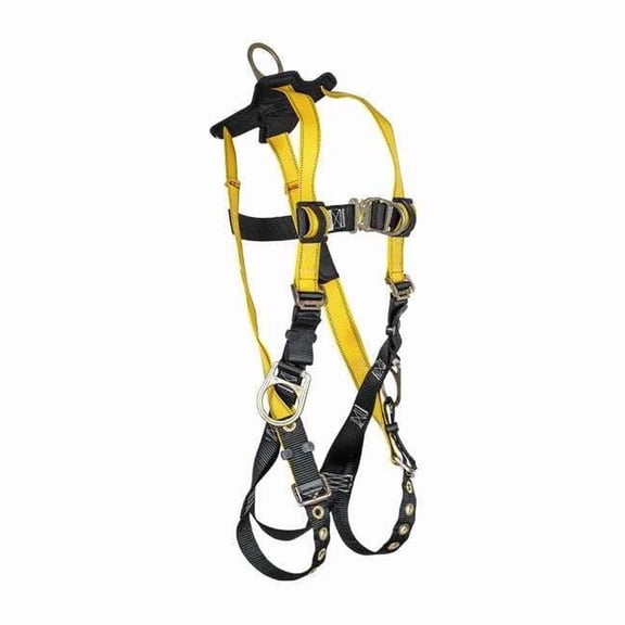 Condor Full Body Harness,Vest,Yellow,L Size 61DD39
