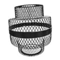 thumbnail image 4 of Accesorios de iluminación de techo Pantalla de lámpara Alambre de metal Cubierta de jaula de luz Lámparas Pantalla de iluminación de protección para Negro Salvador Sombra de luz colgante, 4 of 10