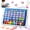 Cyan, variant on ITOMTE Kids Learning Tablet for Toddlers, Interactive Pad with Alphabet/Words/Numbers/Music, Education Preschoolers Toys for Boys & Girls Age 1-7 [Cyan]