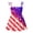 Purple, variant on Girl's Sundress Patriotic American Flag Stars Dress (Kid), Size 5 6 Years