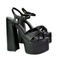 thumbnail image 1 of XY London Womens Anya Chunky Strappy High Block Heel High Heels, 1 of 4