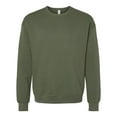 thumbnail image 1 of Bella Canvas Men`s Drop Shoulder Fleece, XS, Military Green, 1 of 6