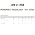 thumbnail image 5 of Comfortwash by Hanes Unisex Garment-Dyed Long Sleeve T-Shirt 100% Ring-Spun Cotton Plain Comfort Tee (Anchor-Slate, L), 5 of 7