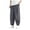 Grey, variant on Men's Casual Pants Mens Solid Sweatpants Casual Harem Pants Sportswear Trousers With Pockets Grey L