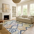 thumbnail image 6 of Addison Rugs Chantille Indoor/Outdoor Transitional Panel Navy Machine Washable Rectangle Rug, 3' x 5', 6 of 8