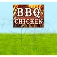 thumbnail image 1 of Bbq Chicken (18" x 24") Yard Sign, Includes Metal Step Stake, 1 of 6
