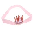 thumbnail image 2 of Tiaras para Bebés y Niñas Gloria para Decoración de Cumpleaños Accesorios para el Cabello Rosa Claro, 2 of 9