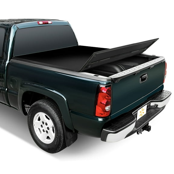 Auto Drive Soft Tri Fold Truck Bed Tonneau Cover Fits 04-13 Silverado/Sierra 1500 5.75Ft Bed