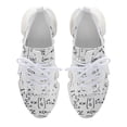 thumbnail image 5 of Math Education Pattern with Handwritten Walking Shoes for Men Woman Lightweight Tennis Fashion Elastic Sports Shoes Cushion Basketball Shoes, 5 of 7