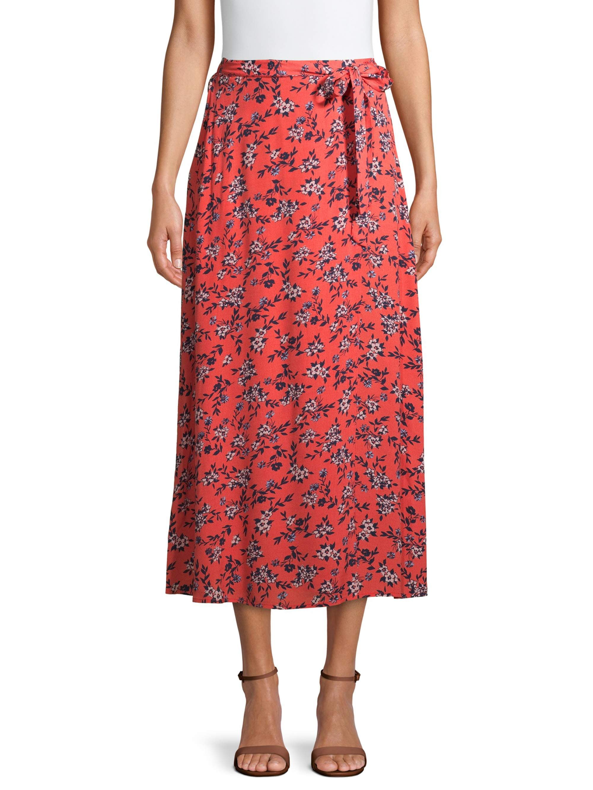 Time and Tru Women's Side Tie Skirt