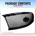 thumbnail image 6 of Ikon Motorsports Front Upper Grille Fits 2011-2015 Infiniti M56 M35h M37 Q70, Honeycomb Style Gloss Black ABS, 6 of 9