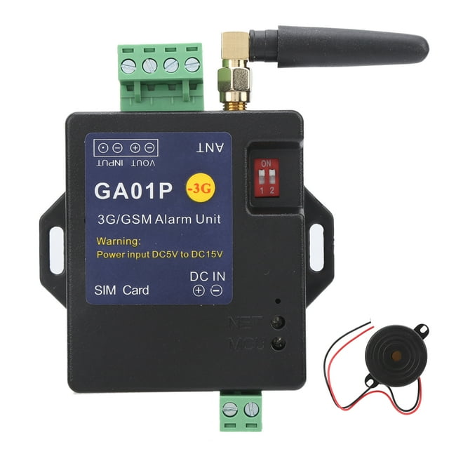 Sistema de alarma GA01P 3G/GSM con entrada unidireccional, minialerta inteligente de fallo de alimentación, control remoto para teléfono móvil