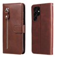 thumbnail image 1 of Estuche de Cuero PU con Cierre para Samsung Galaxy S23 Ultra 5G , Funda Protectora con Billetera y Correa, 1 of 6