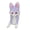 Purple, variant on Wearable Furry Anime Bunny Mask,Kawayi Fursuit Animal Mask,Plush Therian Animal Rabbit Headgear Outfit Accessories