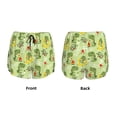 thumbnail image 6 of Goofa Cute Dinosaurs Cartoon Printed Women 2 in 1 Running Shorts,Quick Dry Athletic Workout Shorts,High Waisted Athletic Shorts with Liner Pockets-, 6 of 9