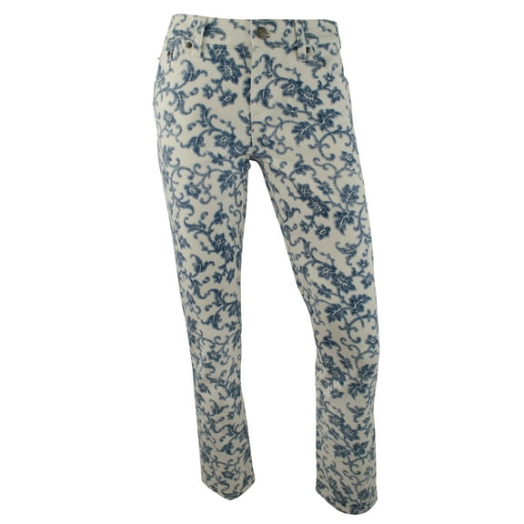 Women's Petite Modern Straight Ankle Jeans Pants-IM-4P