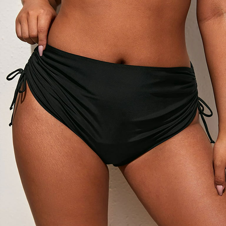 Buy Women's High Waist Cotton Rich Elastane Stretch Seamfree Bikini  Shapewear - Black SH04