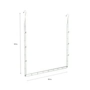 Organize It All 2 Tier Adjustable Closet Rod
