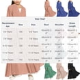 thumbnail image 3 of Girls Long Sleeve Tiered Maxi Dress with Belt & Pockets for Party Church, Beige, Sizes 5-6 to 13-14 Years,Size 11-12 T, 3 of 8