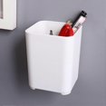 thumbnail image 2 of Wall Mount Punch-free Sundries Box Multi-functional Pencil Holder Adhesive Wall Organizer for Stationery, 2 of 4