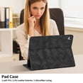 thumbnail image 2 of Elastic Band PU Leather Case for iPad (A16) 11th Gen 2025 / iPad 10th Gen 10.9" 2022 with Pencil Holder, Smart Folio Cover Adjustable Stand - Auto Wake/Sleep and Multiple View Angles, Black, 2 of 8