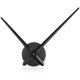thumbnail image 1 of Reloj de pared grande de punto de cruz con agujas y manecillas, ideal para decorar el hogar en 3D, con mecanismo de cuarzo y accesorios (negro, sin batería)., 1 of 6