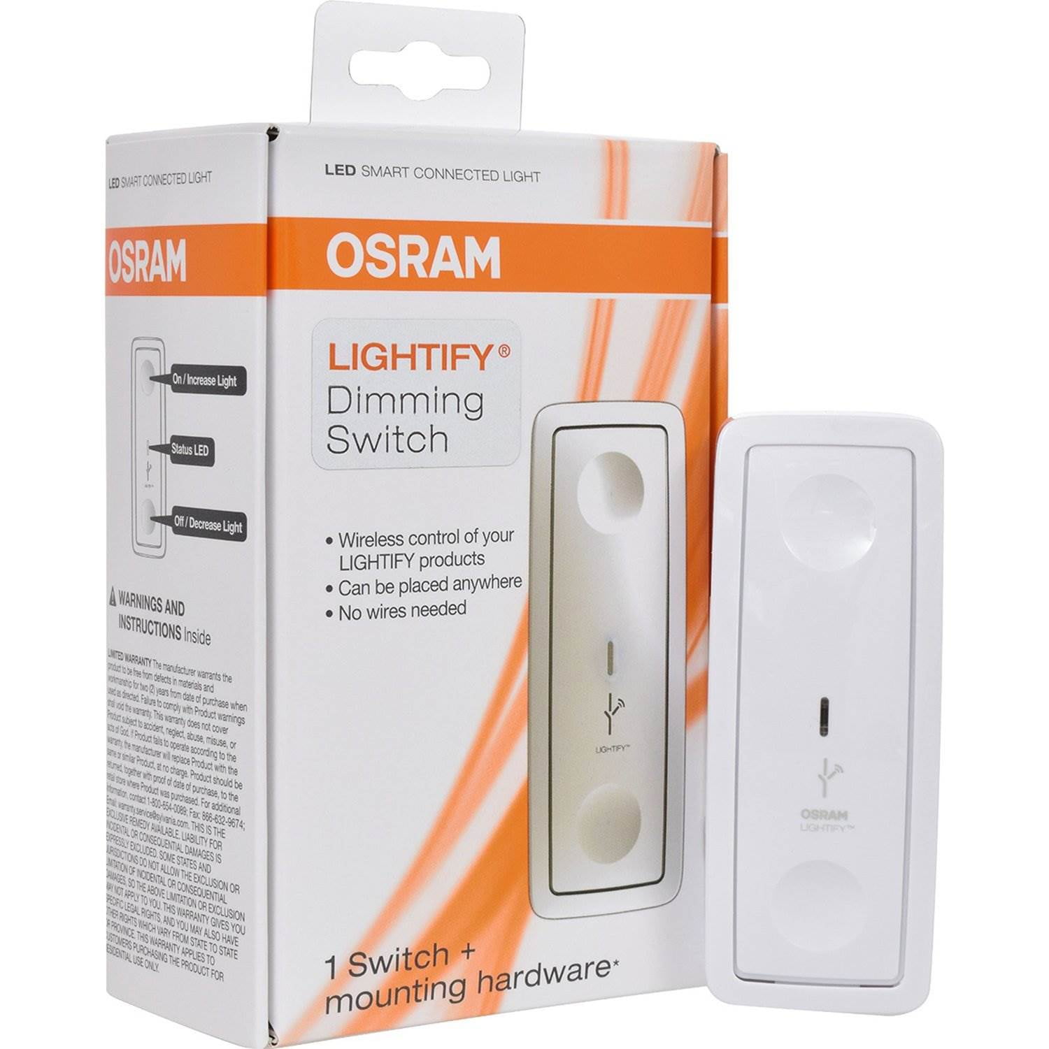 Switch ZigBee Light Switch Dimmer & Remote Control LED 4 Buttons Osram Smart 