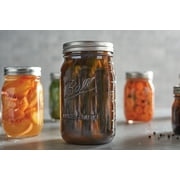 Ball(R) Wide Mouth Canning Jars 4/Pkg-Quart Elite Color Series Amber, 32oz
