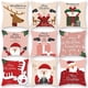 thumbnail image 4 of Funda de cojín de Feliz Navidad, Papá Noel, alce, decoración navideña para el hogar, adornos navideños 2024, Navidad, Año Nuevo 2023, 4 of 5