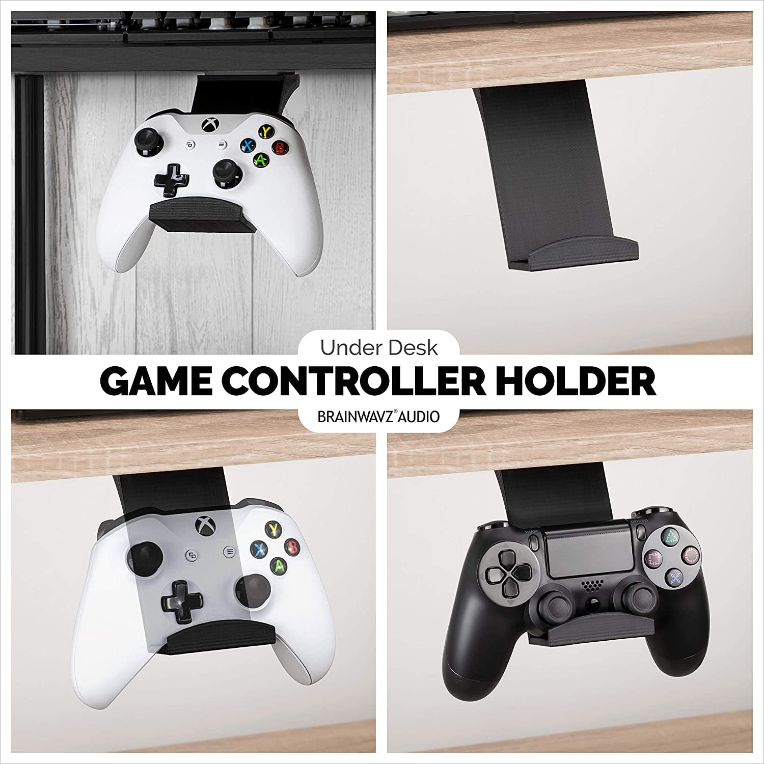 mount xbox under desk