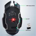 thumbnail image 4 of Rechargeable X8 Wireless Game Mouse Silent LED Backlit USB 1800DPI Optical Ergonomic Gaming Mouse, 4 of 4