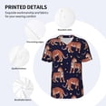 thumbnail image 5 of Rocae Leopard Print for Breathable Men's Baseball T-Shirt Fashionable Casual Baseball Jersey, Moisture-wicking Sportswear Large, 5 of 9