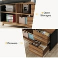 thumbnail image 5 of Tribesigns 71-Inch Executive Desk, L-Shaped Desk with 55-Inch Cabinet, 5 of 8