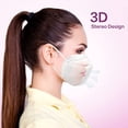thumbnail image 5 of 20pcs /pack ffp2 mask for adult hygienic safety dust respirator EU CE certification face Mascarillas, 5 of 8