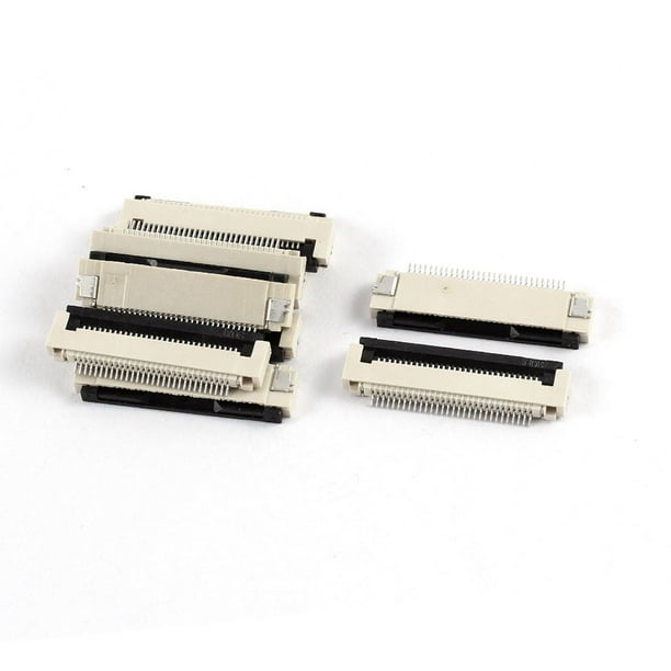 10Pcs Conector de Sockets FFC FPC de 30 Pines de Tipo Clamshell con Paso de 0.5mm