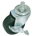 thumbnail image 2 of 3ox 4 Pack 3 inch Rubber Casters with Threaded Stem for Wire Shelving Rack, 2 of 4