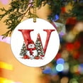 thumbnail image 3 of HomeDM 26 Letter Ornaments, Acrylic Hanging Alphabet Pendant for Xmas Wreaths, Letter W, Christmas Tree Party Home Decorations, 3 of 5