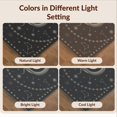 thumbnail image 7 of Design&I 8'x10' Washable Area Rug Witchy Celestial Moon Design With Gothic Mystical Star Border Snake Flowing for King Size Bedroom, Under Bed, Sleek Flatweave Pet Friendly, 7 of 7