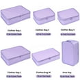 thumbnail image 4 of JJ POWER Cubes de Rangement de Voyage, Organisateurs de Bagages avec Sac à Chaussures (Violet), 4 of 4
