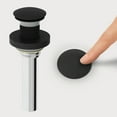 thumbnail image 2 of VIGO Vessel Bathroom Sink Pop-Up Drain and Mounting Ring in Matte Black, 2 of 13