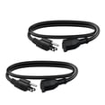 thumbnail image 1 of Cable de extensión BN-LINK de 3 pies para interiores y exteriores 16/3 SJTW, paquete de 2, 1 of 9