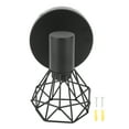 thumbnail image 2 of Support de Lampe Réglable, Facile à Nettoyer Support Mural pour Ampoule Style Industriel Noir Structure Durable Fer ABS à la Mode pour Chambre pour Ampoule E14, 2 of 8