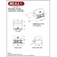 thumbnail image 3 of Bull Steer Premium 25-Inch 3-Burner Built-In Propane Gas Grill - 69008, 3 of 10