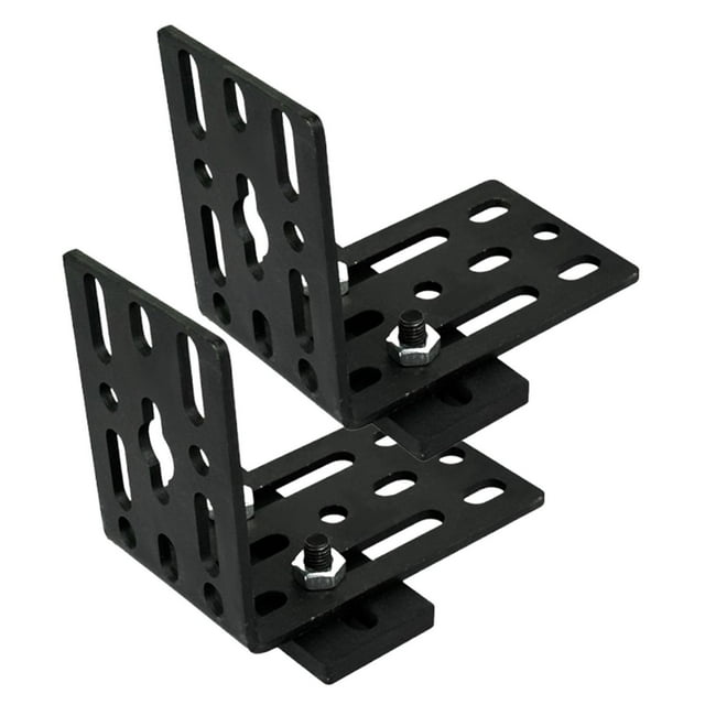 S SERENABLE 2 Pieces Awning Mounting Brackets Hardware for Vehicles Automotive Cross Bar Style A