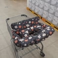 thumbnail image 4 of Shopping cart cover with removable pillow for baby boy & girl, kids high chair cover, with Cellphone Holder,Infant Grocery Cart Cushion, Flowers, 4 of 6
