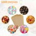 thumbnail image 5 of Uxcell 100Pcs Kraft Paper Treat Bags, 7" x 5" Greaseproof Candy Bags Flat Favor Bags Small Gift Bags, Rose Dot, 5 of 6