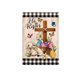 thumbnail image 2 of Bandera de Jardín de Conejos de Pascua - Poliéster Blanco con Textura de Lino, Estampado Festivo para Decoración de Fiestas en Interiores/Exteriores (45x30cm, 130g), 2 of 6