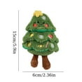 thumbnail image 3 of Cute Christmas Tree Plush Doll Keychain Stuffed Animal Toy Soft Green Plush Ornament for Backpack Gift Bag Charm Stocking Stuffer Christmas Decorations Holiday Gifts, 3 of 6