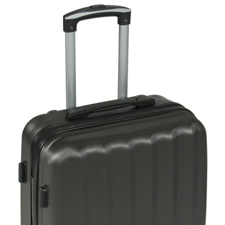 Hardshell 3 Piece Luggage Set Spinner Travel Bag W/ TSA Lock- Gray | Walmart Canada