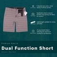 thumbnail image 3 of Visive Men's Hybrid Quick Dry Shorts - Stretch Fabric for Golf, Swimming, Hiking - Stylish Casual Wear - Big & Tall Sizes up to 44 - Versatile Land & Sea Comfort - Ultimate Comfort with Classic Fit, 3 of 9